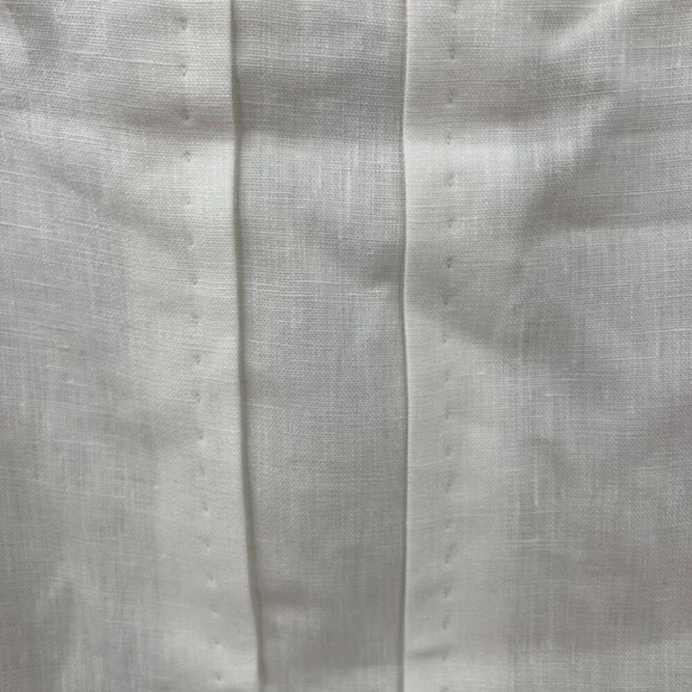 Brooks Brothers 100% Irish linen‎ pencil skirt ivory old money preppy lined 8 - Picture 2 of 10